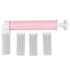 Manual Cake Airbrush DIY Multiple Colors Leakage Proof Plastic Cake Airbrush Pump with Transparent Tank for Cake Pink