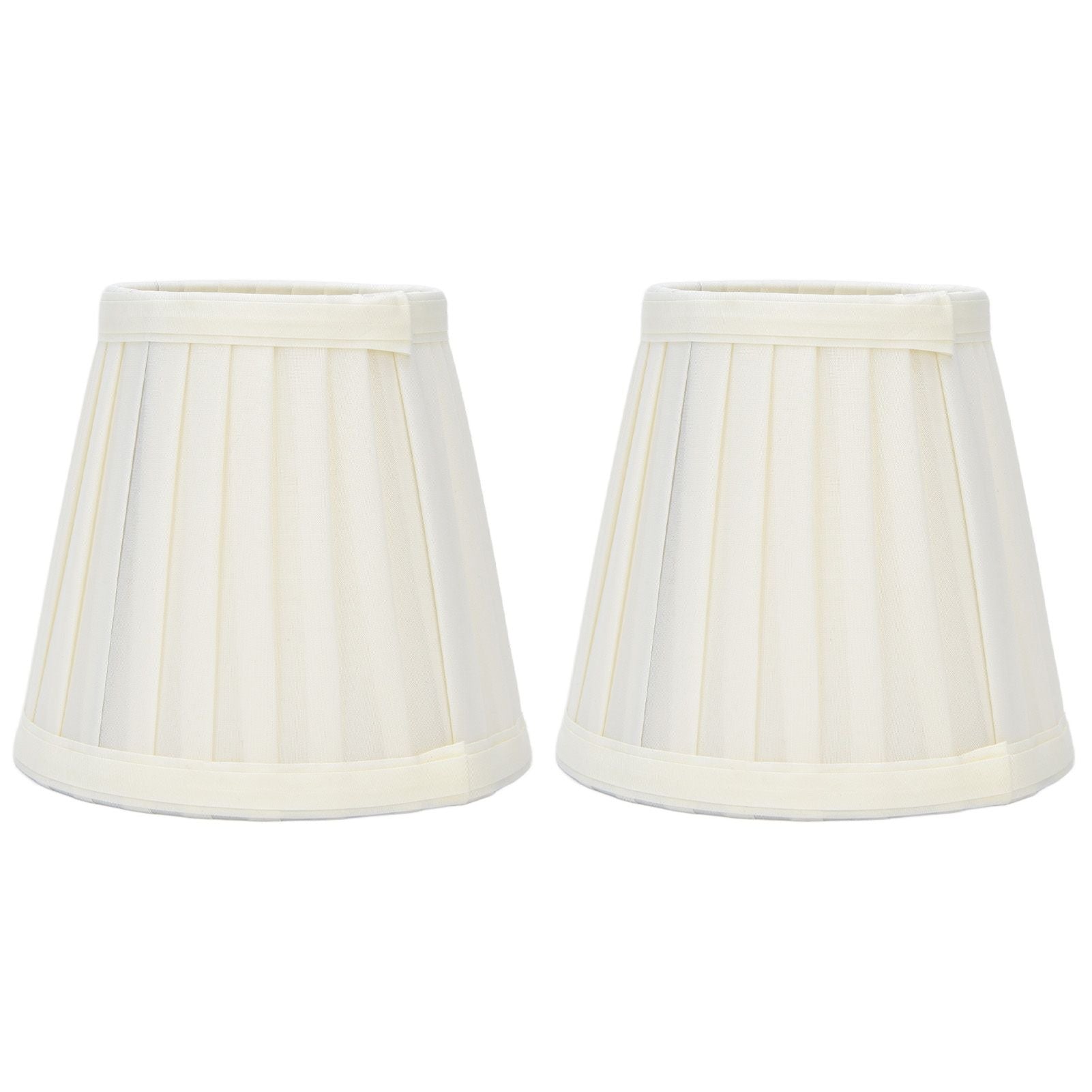 2 Pcs Double Small Lamp Shade Clip On Bulb Comfortable Material Barrel Fabric Lampshade for Table Chandelier Wall LampPX30
