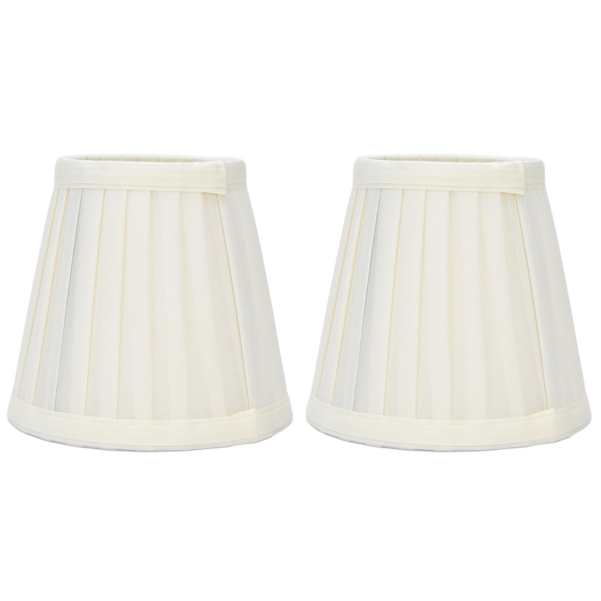 2 Pcs Double Small Lamp Shade Clip On Bulb Comfortable Material Barrel Fabric Lampshade for Table Chandelier Wall LampPX30