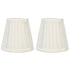 2 Pcs Double Small Lamp Shade Clip On Bulb Comfortable Material Barrel Fabric Lampshade for Table Chandelier Wall LampPX30