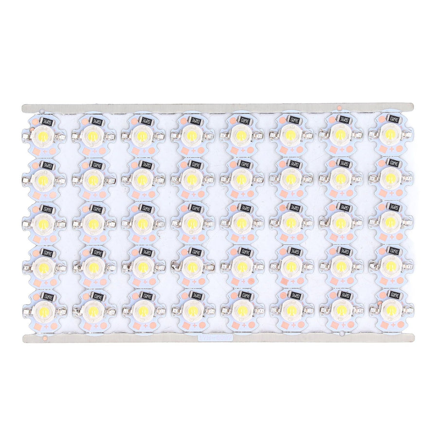 LED Chip Bulb High Brightness Energy Saving DIY Lamp Beads with Aluminum Plate for 1W 12V Headlights Cabinet LightsNatural Light
