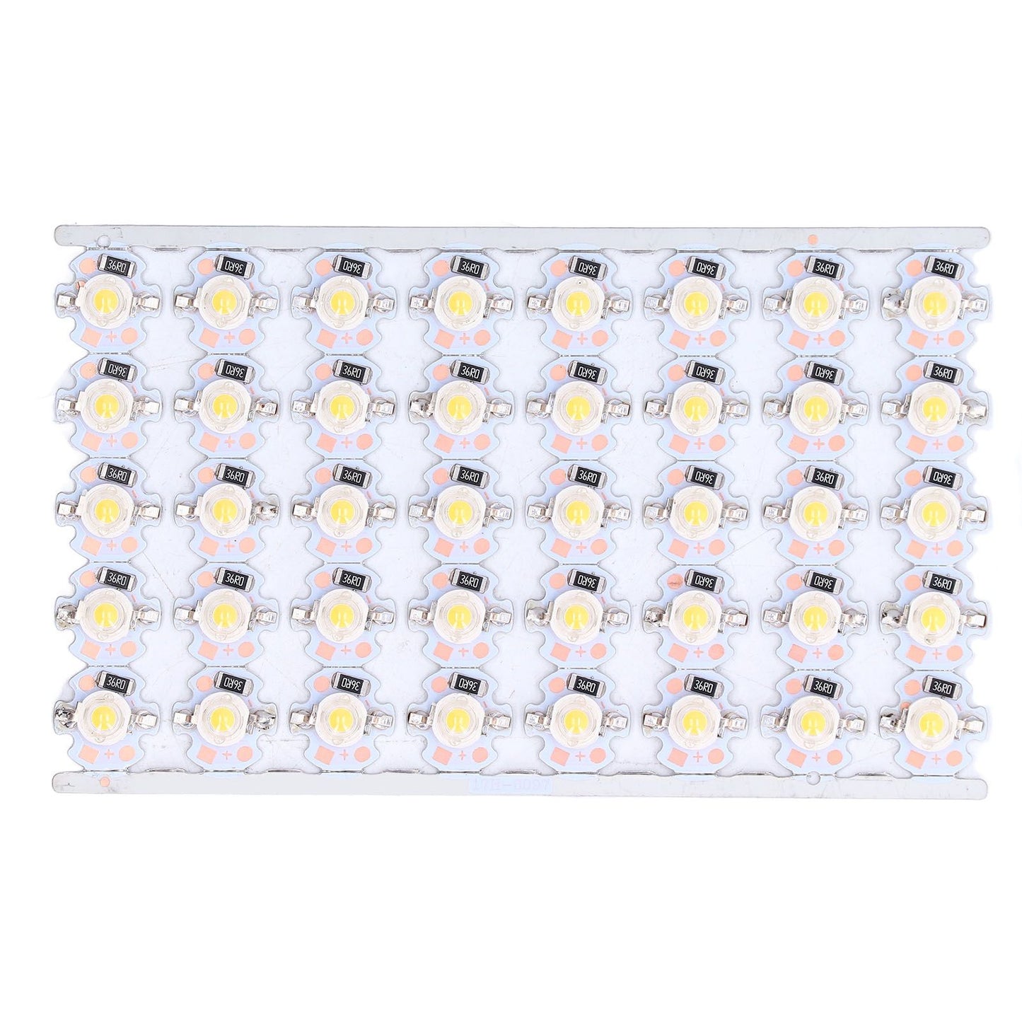 LED Chip Bulb High Brightness Energy Saving DIY Lamp Beads with Aluminum Plate for 1W 12V Headlights Cabinet LightsWarm Light