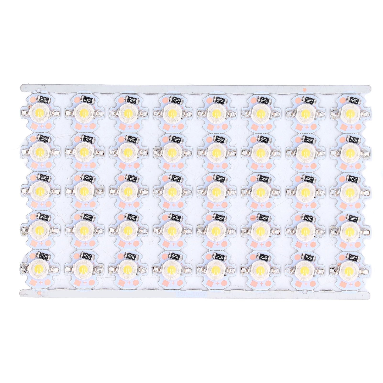 LED Chip Bulb High Brightness Energy Saving DIY Lamp Beads with Aluminum Plate for 1W 12V Headlights Cabinet LightsWarm Light