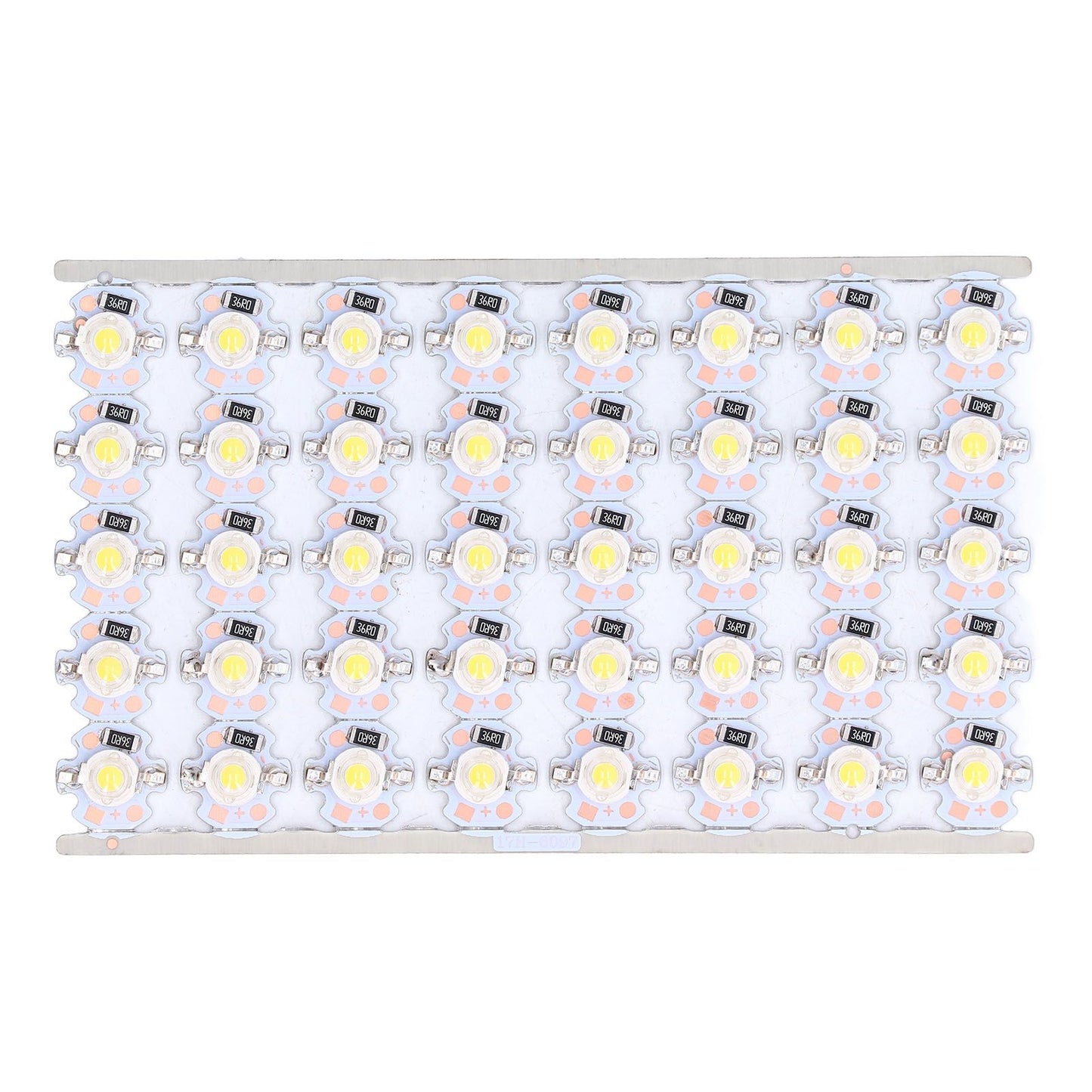 LED Chip Bulb High Brightness Energy Saving DIY Lamp Beads with Aluminum Plate for 1W 12V Headlights Cabinet LightsWhite Light
