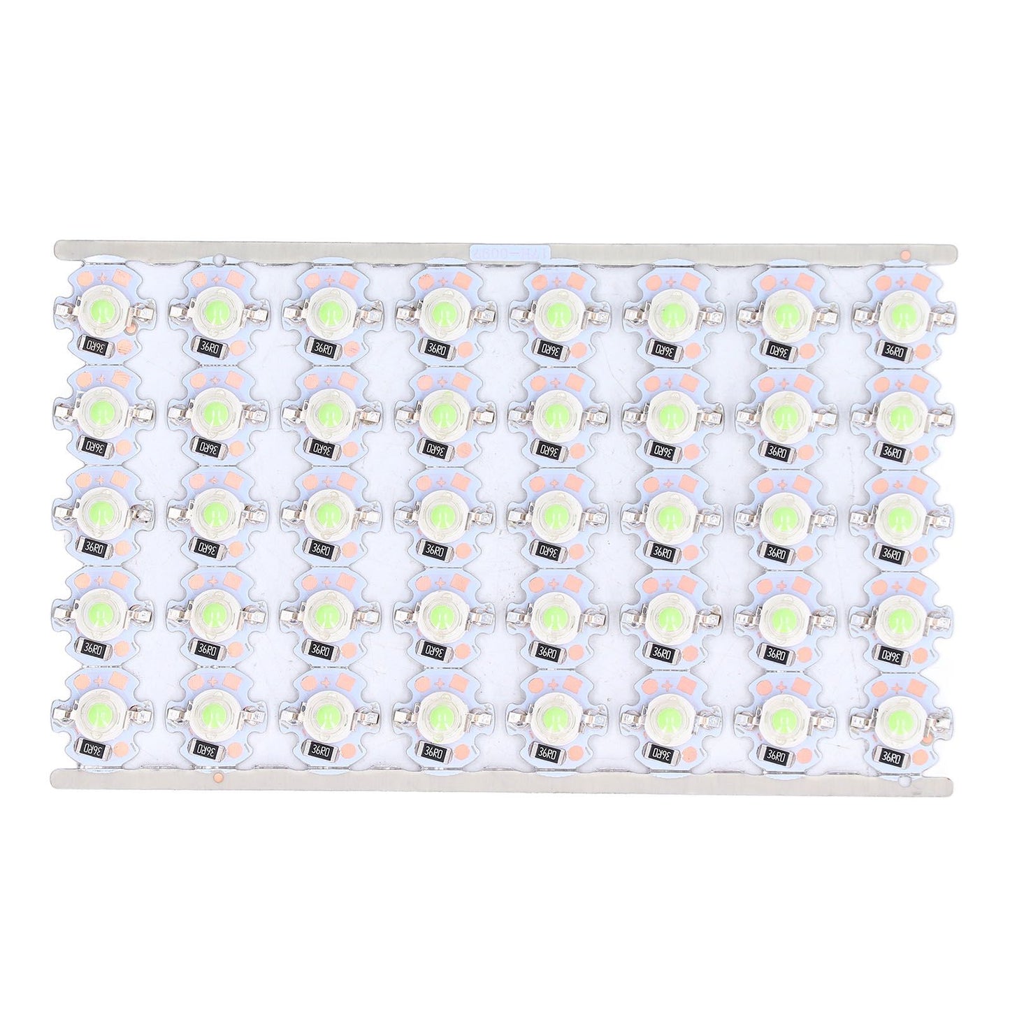 LED Chip Bulb High Brightness Energy Saving DIY Lamp Beads with Aluminum Plate for 1W 12V Headlights Cabinet LightsGreen Light