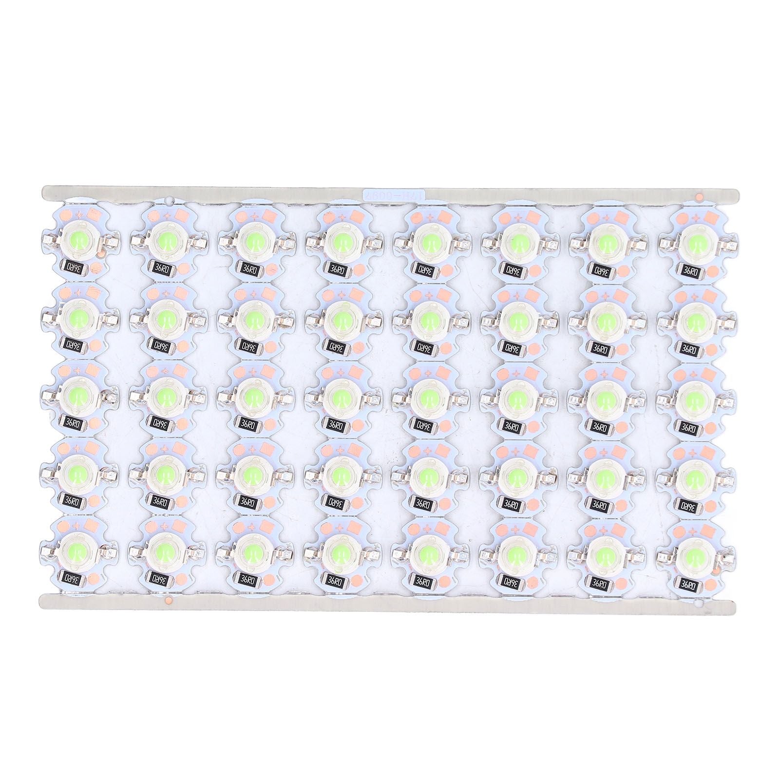 LED Chip Bulb High Brightness Energy Saving DIY Lamp Beads with Aluminum Plate for 1W 12V Headlights Cabinet LightsGreen Light