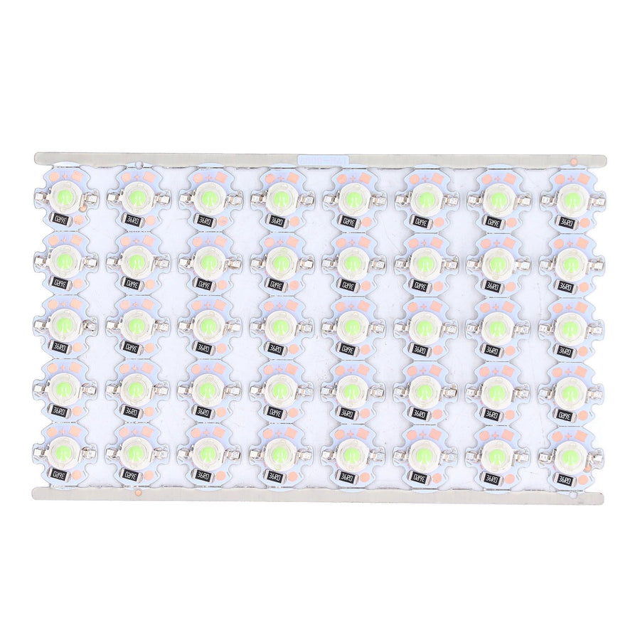 LED Chip Bulb High Brightness Energy Saving DIY Lamp Beads with Aluminum Plate for 1W 12V Headlights Cabinet LightsGreen Light