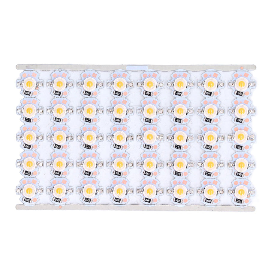 LED Chip Bulb High Brightness Energy Saving DIY Lamp Beads with Aluminum Plate for 1W 12V Headlights Cabinet LightsYellow Light