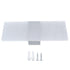 LED Wall Lamp 6W Acrylic Wall Light 360° Luminous High Brightness Preservative Up Down Lights for Bedroom Canteen 90‑265VSilver