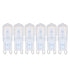 6Pcs G9 LED Light Bulbs Dimmable 3W Energy Saving 360 Degree Light Light Bulb for Ceiling Lamps and Pendant Lamps Natural White 110-140V