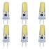 6Pcs G8 LED Bulb 5W Dimmable 2508 COB Energy Saving Easy Installation 360 Degrees 50000 Hours Stable 5W Bulbs 100‑120V Cold White