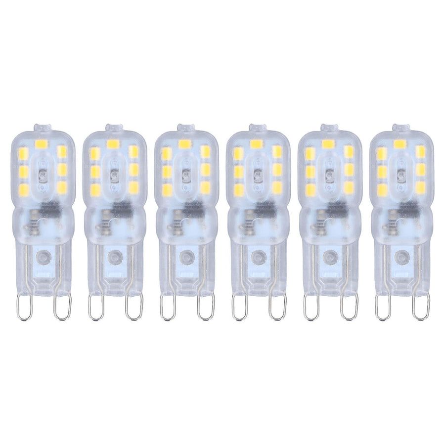 G9 Bulb Dimmable Eye Protection Energy Saving 14 LEDs 3W Light Bulb for Chandelier Table Lamp 6pcs Natural Light 220V