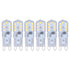 G9 Bulb Dimmable Eye Protection Energy Saving 14 LEDs 3W Light Bulb for Chandelier Table Lamp 6pcs Natural Light 110V