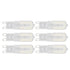 G9 Light Bulb Dimmable Eye Protection Energy Saving 5W 22 LED Small Bulbs for Ceiling Lamp Desk Lamp 6pcs White Light 220V