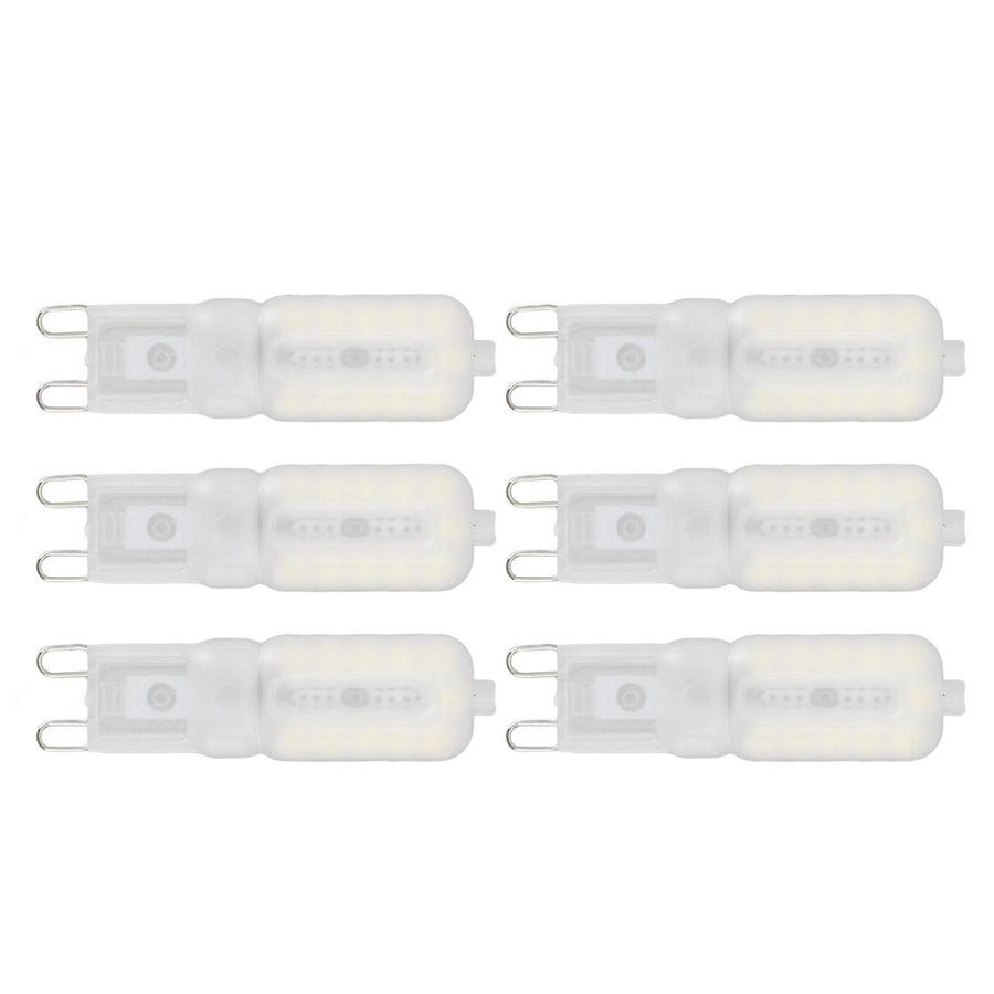 G9 Light Bulb Dimmable Eye Protection Energy Saving 5W 22 LED Small Bulbs for Ceiling Lamp Desk Lamp 6pcs White Light 220V