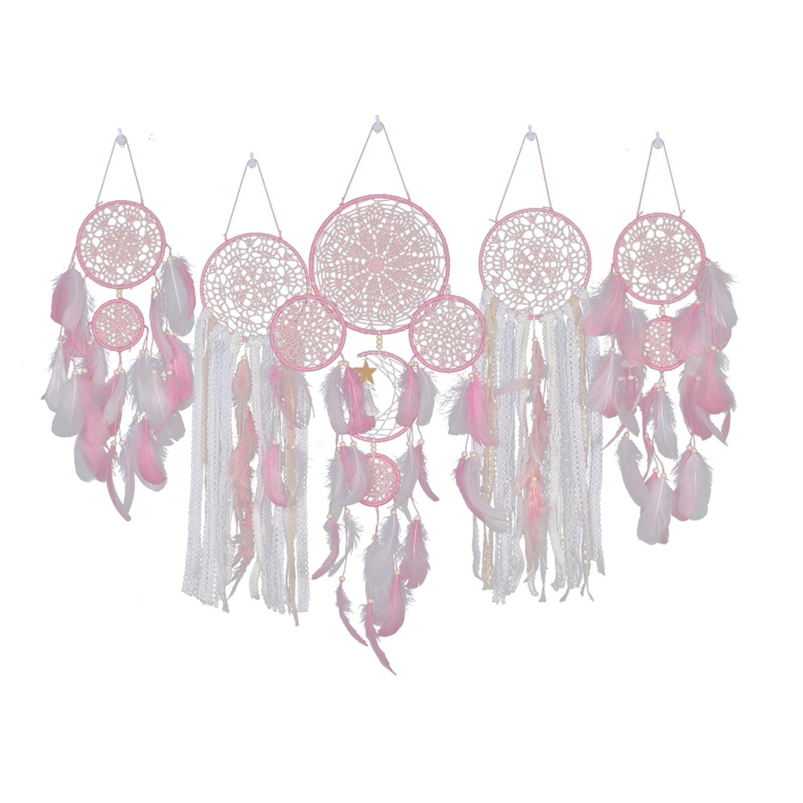 Bedside Dream Catcher Moon and Star Wall Decoration Hanging Decor​