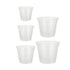 Orchid Flower Pot Breathable Clear Orchid Planting Pot with Holes for Indoor Outdoor