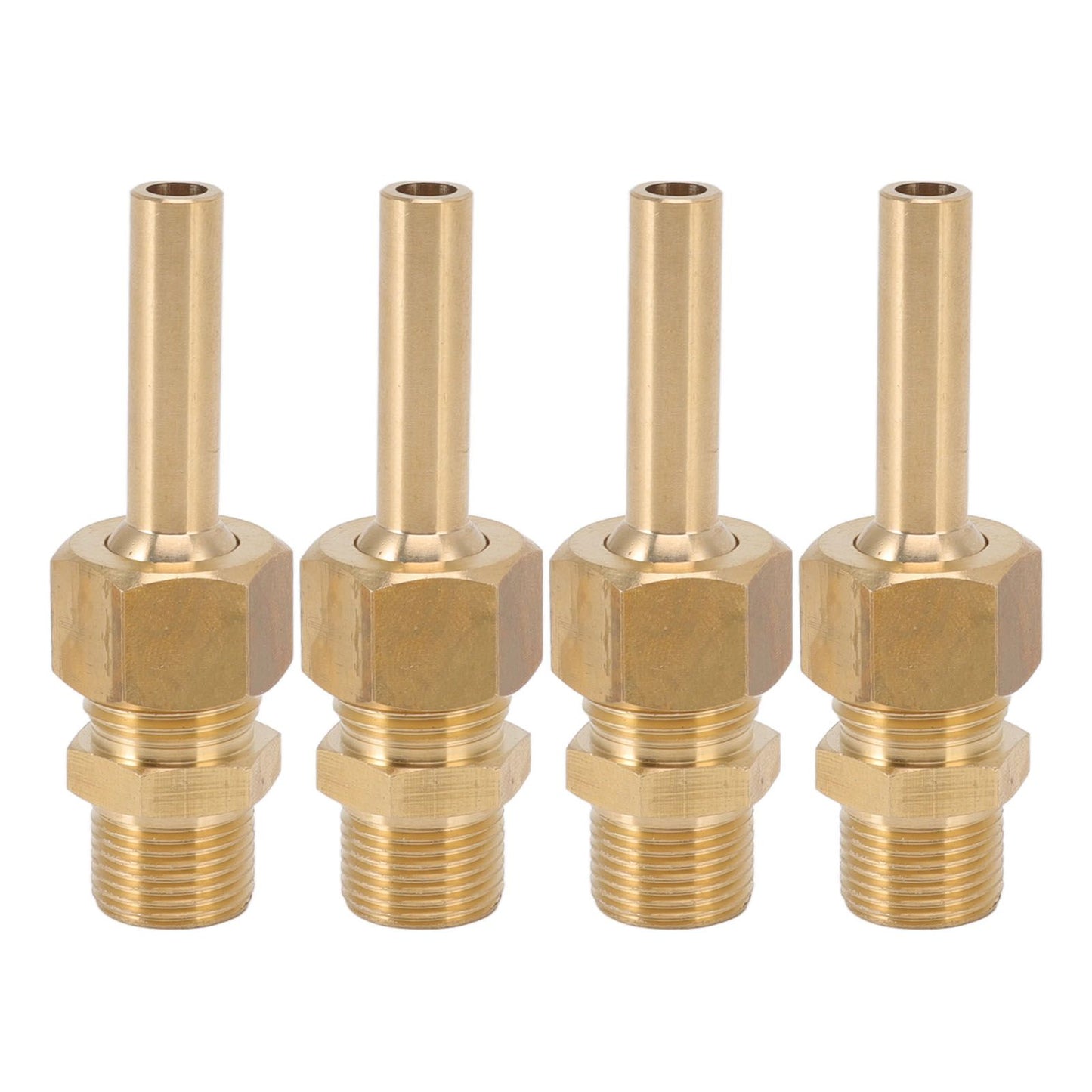 4 PCS Water Fountain Nozzles Pure Copper Large Hexagonal Direct Jet Nozzle Waterscape Single Nozzle Male Thread G3/8