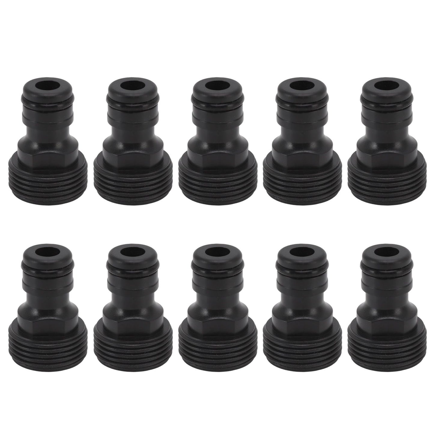 10 Pcs Tap Connector G3/4 Male Thread 25mm Quick Connector Nipple Hose Quick Connector Plastic