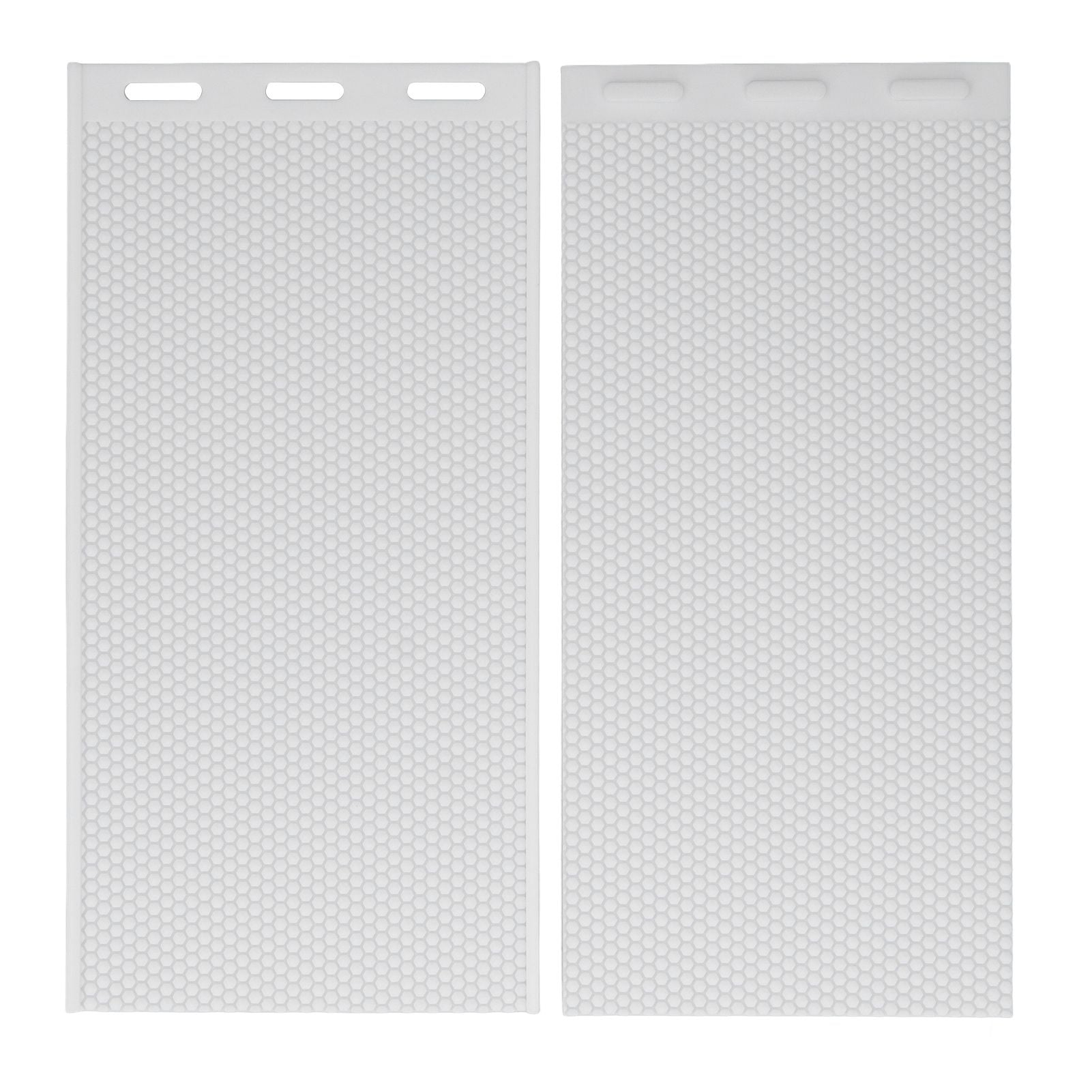 2Pcs 5.4mm Silicone Beeswax Mold Beeswax Foundation Press Mold Beekeeping Supplies