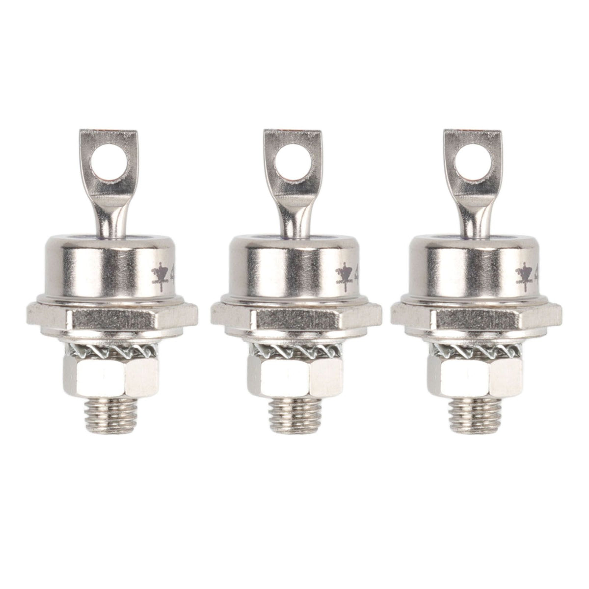 3Pcs 40HFR120 Diode Module 40A Iron Replacement Spiral Rectifier Diode Diesel Generator Parts Negative Pole