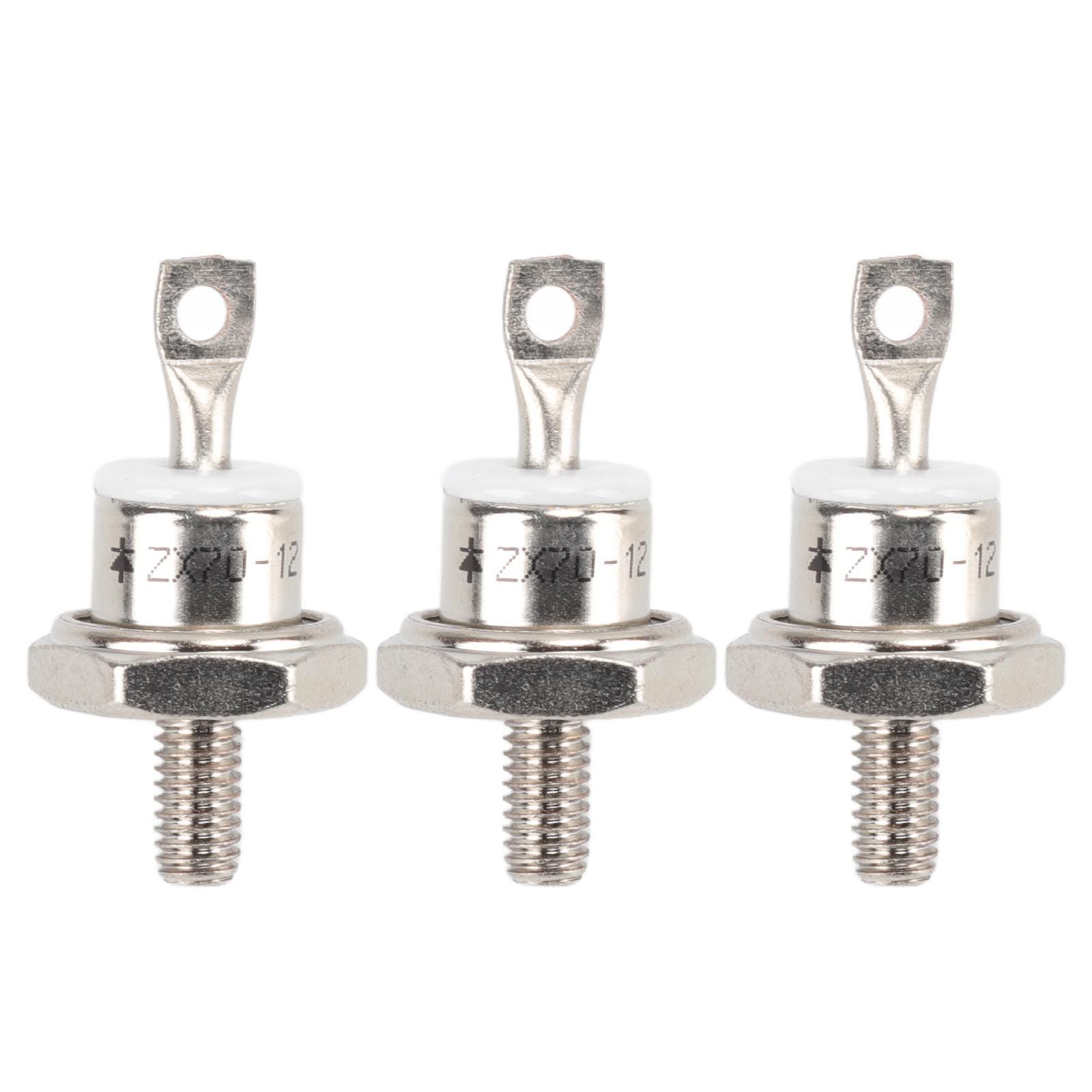 3Pcs ZX70 12 70A Diesel Generator Rectifier Diode Replacement Diesel Engine Generator Diode for Diesel Generator Parts Positive