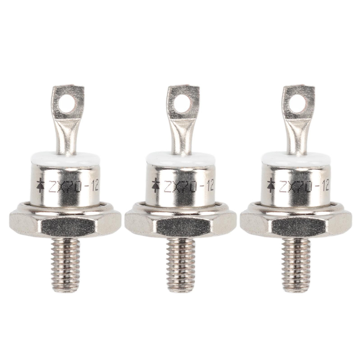 3Pcs ZX70 12 70A Diesel Generator Rectifier Diode Replacement Diesel Engine Generator Diode for Diesel Generator Parts Positive