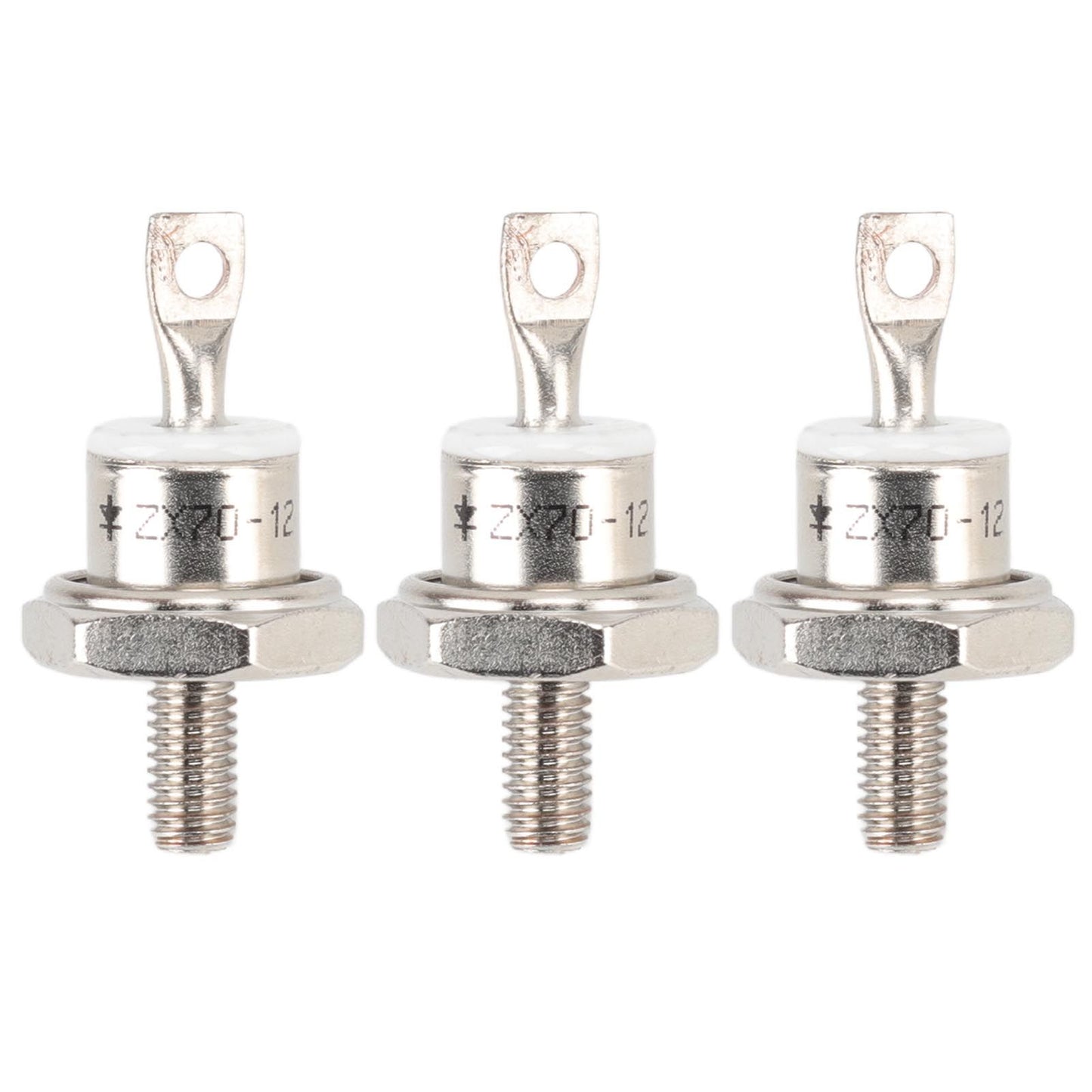 3Pcs ZX70 12 70A Diesel Generator Rectifier Diode Replacement Diesel Engine Generator Diode for Diesel Generator Parts Negative