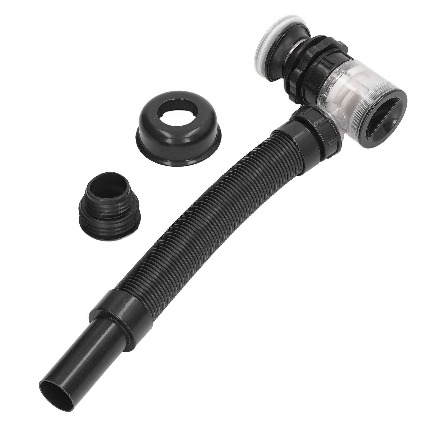 Integrated Wash Basin Sink Drain Pipe Stainless Steel Expandable Flexible Sink Drain Pipe