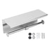 Stainless Steel Toilet Paper Holder with Shelf Self Adhesive Punch Free Toilet Paper Shelf Roll Holder for Bathroom K10 304