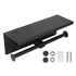 Stainless Steel Toilet Paper Holder with Shelf Self Adhesive Punch Free Toilet Paper Shelf Roll Holder for Bathroom K10 Black
