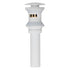 Pop Up Drain Stopper Press Bounce Deodorization Bathroom Sink Drain for Home White With Hole