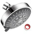 Shower Head 5 Mode Adjustable Stainless Steel G1/2 Bath Nozzle for Bathroom Toilet