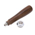 Coffee Portafilter Handle Comfortable Grip Burr Free Black Rosewood Durable Wearable Coffee Machine Replacement Filter Handle