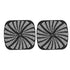 2pcs Fryer Reusable Silicone Fryer Liner Scratch Resistant Silicone Liner Mat for Ninja Foodi AG301 Fryer Black