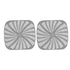 2pcs Fryer Reusable Silicone Fryer Liner Scratch Resistant Silicone Liner Mat for Ninja Foodi AG301 Fryer Grey