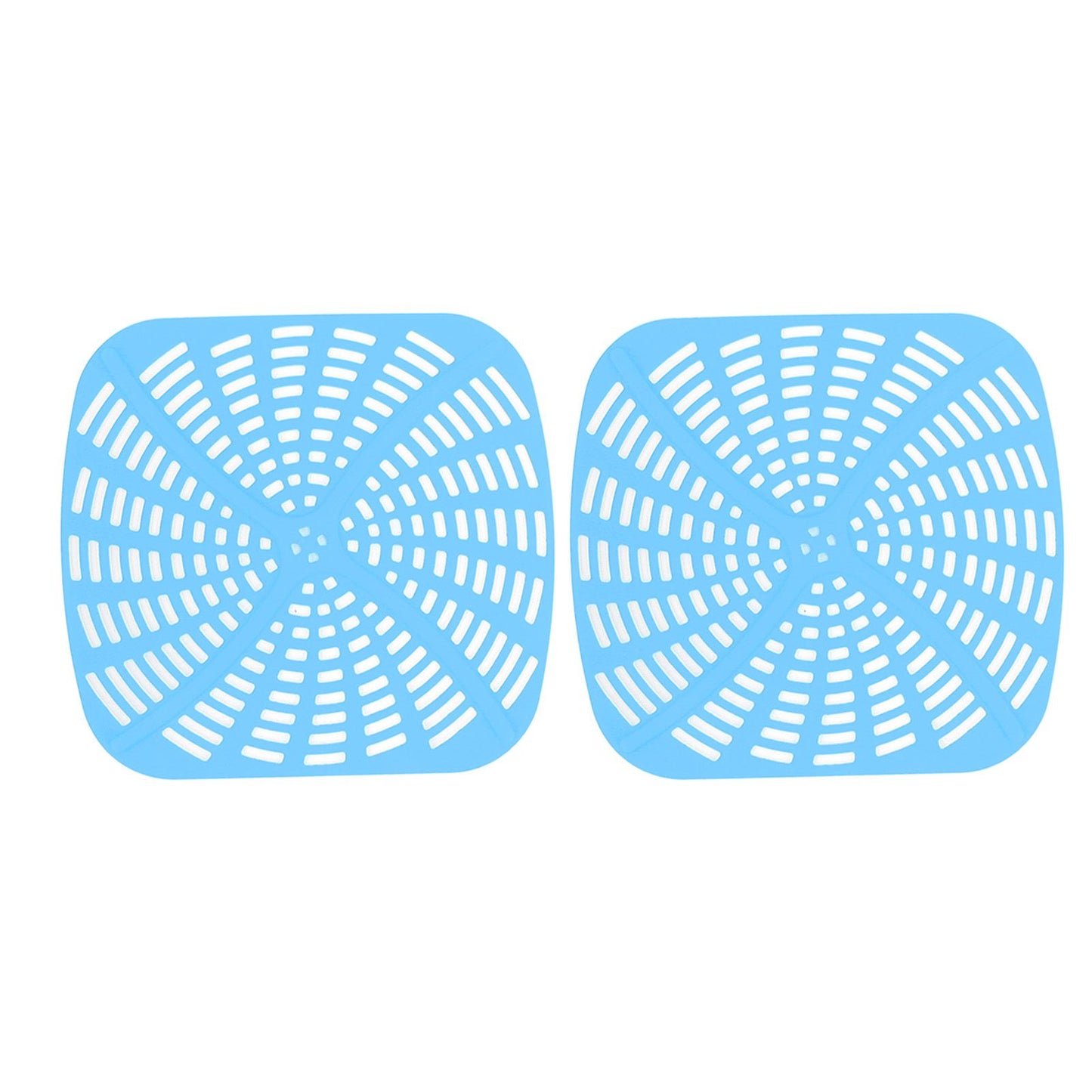 2pcs Fryer Reusable Silicone Fryer Liner Scratch Resistant Silicone Liner Mat for Ninja Foodi AG301 Fryer Blue