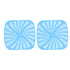 2pcs Fryer Reusable Silicone Fryer Liner Scratch Resistant Silicone Liner Mat for Ninja Foodi AG301 Fryer Blue