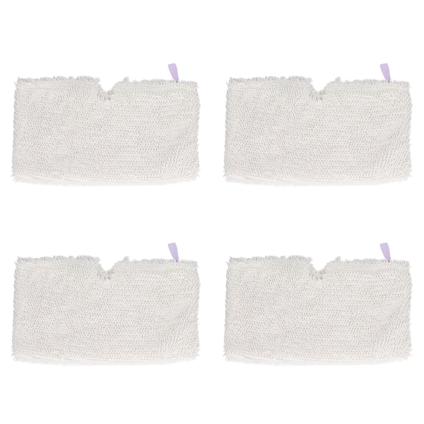 4Pcs Microfiber Mop Pads Replacement Steaming Mop Pads for Shark S3901 S3500 S3501