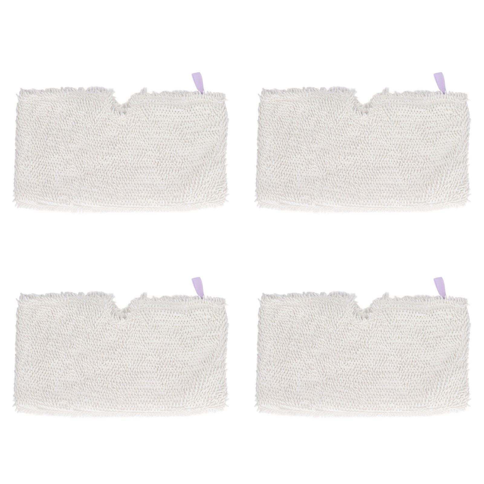 4Pcs Microfiber Mop Pads Replacement Steaming Mop Pads for Shark S3901 S3500 S3501