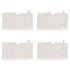 4Pcs Microfiber Mop Pads Replacement Steaming Mop Pads for Shark S3901 S3500 S3501