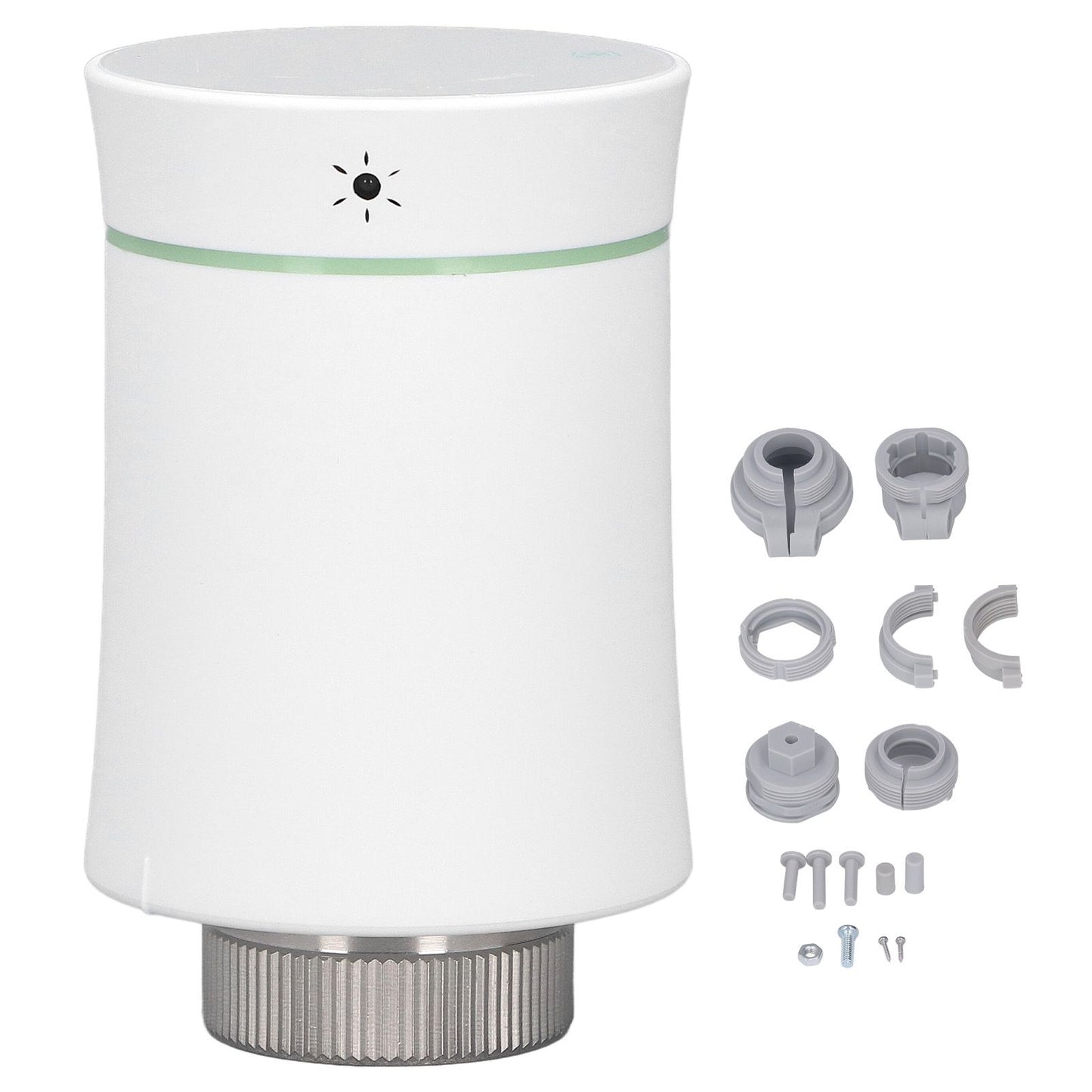 Smart Radiator Thermostat Valve APP Remote Timing Energy Saving Temperature Control Valve Home Heating Valve for Zigbee for Tuya White