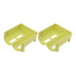 Cabinet Wine Rack Stackable Drop Resistant Hollow Water Bottle Holder for Refrigerator Countertop Green 2pcs