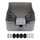 IP66 Outdoor Waterproof Switch Socket Box Surface Mounted Splashproof Dustproof Charging UK Socket 250V