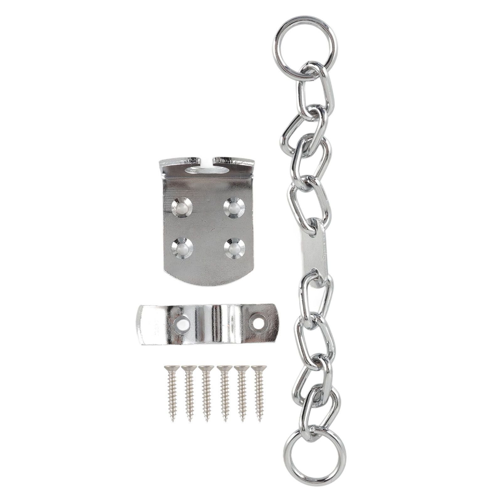 Door Chain Lock Stainless Steel Chain Door Guard Anti Theft Security Door Chain Lock for Hotel Apartment