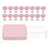 16PCS Bed Duvet Sheet Fixing Clip Mushroom Shaped Cloth Needle Plastic Quilt Fixator for Home Cushion Pink