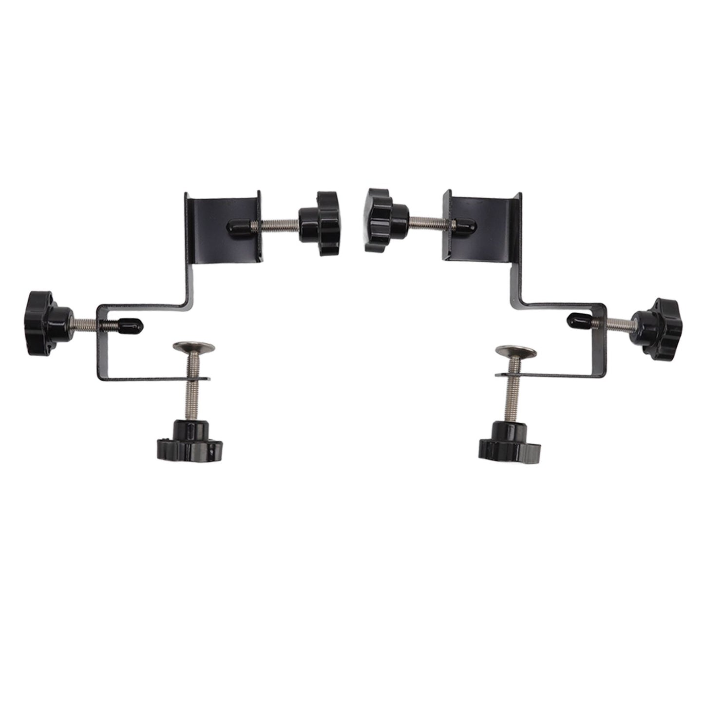 2 PCS Cabinet Drawer Installation Clamps Left Right Side Drawer Jig Rocker Arm Cabinet Front Drawer Woodworking Clamps Black