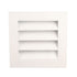 9.8x9.8in Shed Vent Aluminum Alloy Gable Vent Waterproof Rainproof Air Vents Cover for Ceiling Wall