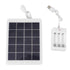 Solar Panel Battery Charger 3W 5V High Conversion Rate Efficient Output Portable Solar Cell for Outdoor Use