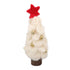 Wool Felt Christmas Tree Wood Small Christmas Tree Decorations for Home Display Window White